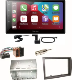 Pioneer SPH-DA160DAB Android Auto CarPlay Einbauset Für Fiat Ducato Boxer Jumper