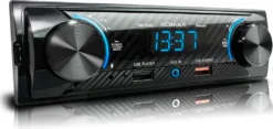 XOMAX XM-R280 Autoradio Mit Bluetooth Freisprecheinrichtung, 2. USB Mit Ladefunktion, Aux In, 1 DIN