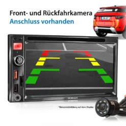 XOMAX XM-2D6913 Autoradio Mit 6,9 Zoll Touchscreen Bildschirm (kapazitiv), DVD CD Player, Bluetooth, SD, USB, 2 DIN -Volkswagen Kenwood Verkaufe 05f9db2ed45dde88830e39aec5177d96