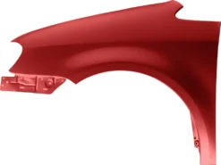 Volkswagen Kotflügel Vw Touran 1T1 La3W Links Rot 2003-2006 Vorderseite Lackiert Neu