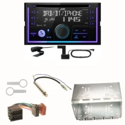 JVC KW-DB95BT Bluetooth Digitalradio Einbauset Für Polo 6N2 9N Bora Ibiza 6L