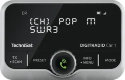 TechniSat Digitradio Car 1 - Auto - Digital - DAB+,FM - 87.5 - 108 MHz - 174 - 240 MHz - 5,08 Cm (2