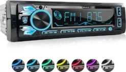 XOMAX XM-R286 Autoradio Mit Bluetooth Freisprecheinrichtung, 2. USB Mit Ladefunktion, SD, AUX, MP3, 1 DIN