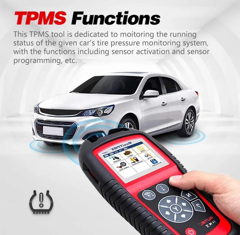 Autel TS601 Diagnosegerät Für TPMS Check/Relearn/Sensorprogrammierung, Vollständige OBDII-Funktionen, Druckdaten, Lebenslange Aktualisierung 2 Autel TS601 Diagnosegerät Für TPMS Check/Relearn/Sensorprogrammierung, Vollständige OBDII-Funktionen, Druckdaten, Lebenslange Aktualisierung - Image 2