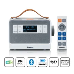 Lenco PDR-065WH - Transportables UKW-/DAB+-Radio Für Senioren Mit Großen Tasten Und „Easy Modus“-Funktion, Weiß -Volkswagen Kenwood Verkaufe 0e1f774e8ace5bc4a9a54c143efdd014