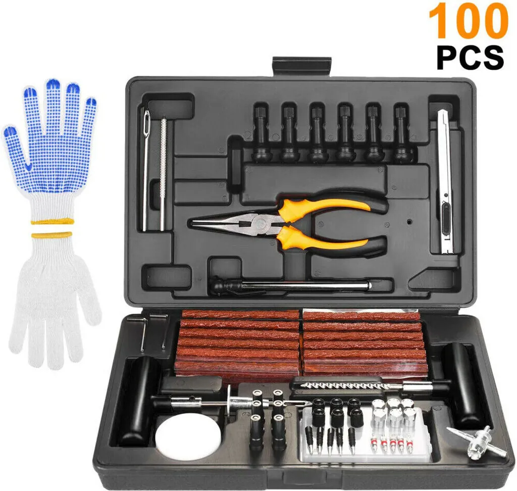 Speed 100 Tlg Autoreifen Kfz PKW Reifen Reparatur Satz Pannenset Flickzeug Flicken Neu 1 Speed 100 Tlg Autoreifen Kfz PKW Reifen Reparatur Satz Pannenset Flickzeug Flicken Neu