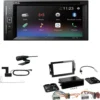 Pioneer AVH-A240DAB Autoradio Bluetooth DAB DVD USB Passend Für Dodge RAM Facelift 2006-2008 Schwarz