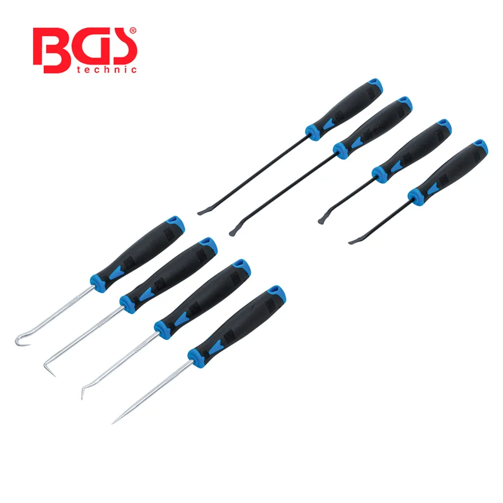 BGS Technic Haken-Satz Mit Geraden Und Abgerundeten Spitzen | 8-tlg. 5 BGS Technic Haken-Satz Mit Geraden Und Abgerundeten Spitzen | 8-tlg. - Image 5