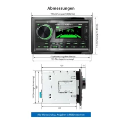 XOMAX XM-2R422 Autoradio Mit Bluetooth Freisprecheinrichtung, USB, AUX-IN, 2 DIN -Volkswagen Kenwood Verkaufe 14661a45726b8a378bb52fbbf7c2decb