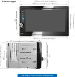 XOMAX XM-2V783 Autoradio Mit 7 Zoll Touchscreen Bildschirm (kapazitiv), Mirrorlink, Bluetooth, USB, AUX, SD, 2 DIN -Volkswagen Kenwood Verkaufe 14f750e0a7e828900d1e2f2e6d97a961