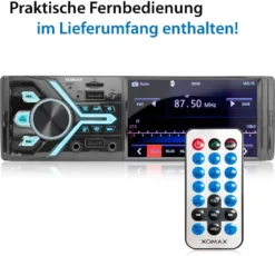 XOMAX XM-V426 Autoradio Mit 4 Zoll Touchscreen Bildschirm, Bluetooth, 2x USB, SD, AUX IN, 1 DIN 21 XOMAX XM-V426 Autoradio Mit 4 Zoll Touchscreen Bildschirm, Bluetooth, 2x USB, SD, AUX IN, 1 DIN -Volkswagen Kenwood Verkaufe 1610b850e56c4137b51e94655edf1ab0