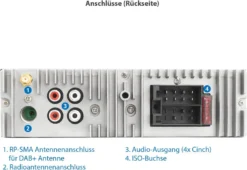 XOMAX XM-RD275 Autoradio Mit DAB+ Plus, Bluetooth, 2. USB Mit Ladefunktion, SD, Aux, 1 DIN -Volkswagen Kenwood Verkaufe 1aa075712ecfd0b605a6dc25e014acc0