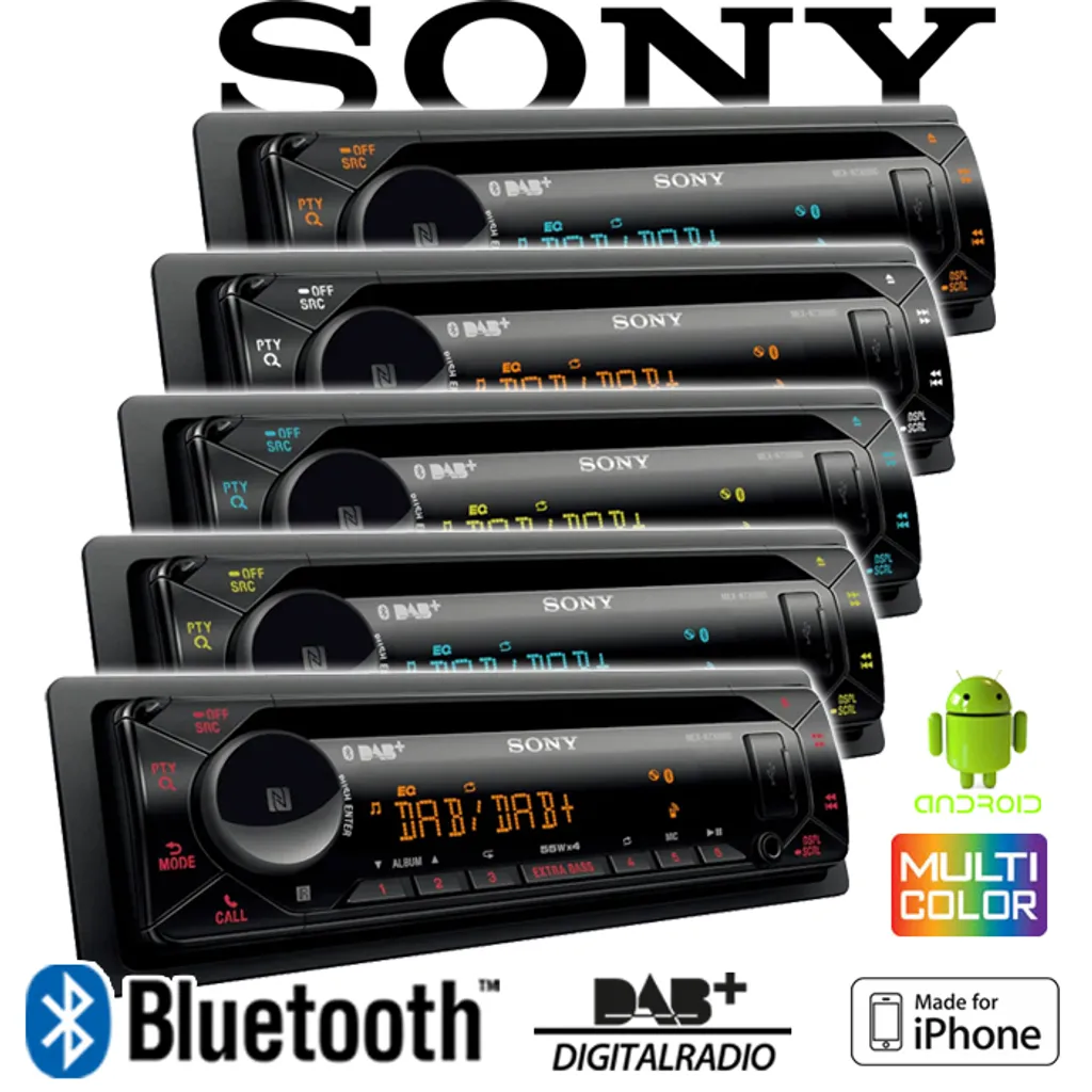 SONY MEX-N7300BD USB CD MP3 Autoradio Bluetooth Digitalradio DAB+ 3 SONY MEX-N7300BD USB CD MP3 Autoradio Bluetooth Digitalradio DAB+ - Image 3