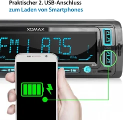 XOMAX XM-R286 Autoradio Mit Bluetooth Freisprecheinrichtung, 2. USB Mit Ladefunktion, SD, AUX, MP3, 1 DIN -Volkswagen Kenwood Verkaufe 1bfc3826f14e9ece241f2515280535bb