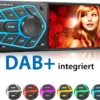 XOMAX XM-V418 Autoradio Mit DAB+ Plus, 4 Zoll Touchscreen Bildschirm, Bluetooth, USB, SD, Aux, 1 DIN