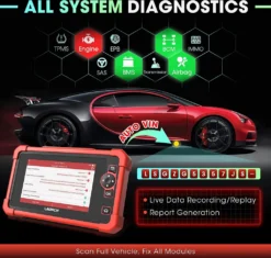 LAUNCH X431 CRP919X Kfz OBD2-Scanner Bidirektionales ECU-Codierungs-Scan-Tool 31+Zurücksetzen, CAN-FD/DoIP -Volkswagen Kenwood Verkaufe 1d5b7799ca8df582ed56d5d19c9763cf