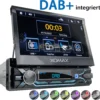 XOMAX XM-V748D Autoradio Mit DAB+ Plus, Mirrorlink, 7 Zoll Touchscreen Bildschirm (kapazitiv), Bluetooth, AUX, SD, USB, 1 DIN