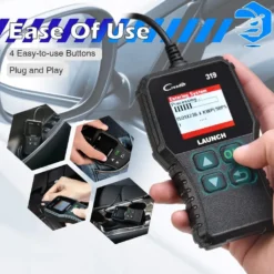 LAUNCH CR319 OBD2 Diagnosegeräte Fahrzeug Code-Scanner Fehlercodeleser Unterstützt Alle Autos Mit 16-Pin OBDII-Schnittstelle Code Lesen Und Löschen O2-Sensor/EVAP-Test -Volkswagen Kenwood Verkaufe 2acaec15dfa4c922bfd7a4078c1b65f7
