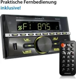 XOMAX XM-2R421 Autoradio Mit Bluetooth Freisprecheinrichtung, USB Und AUX-IN, 2 DIN -Volkswagen Kenwood Verkaufe 2dfda0755d834cdf03fe81f2454f887b