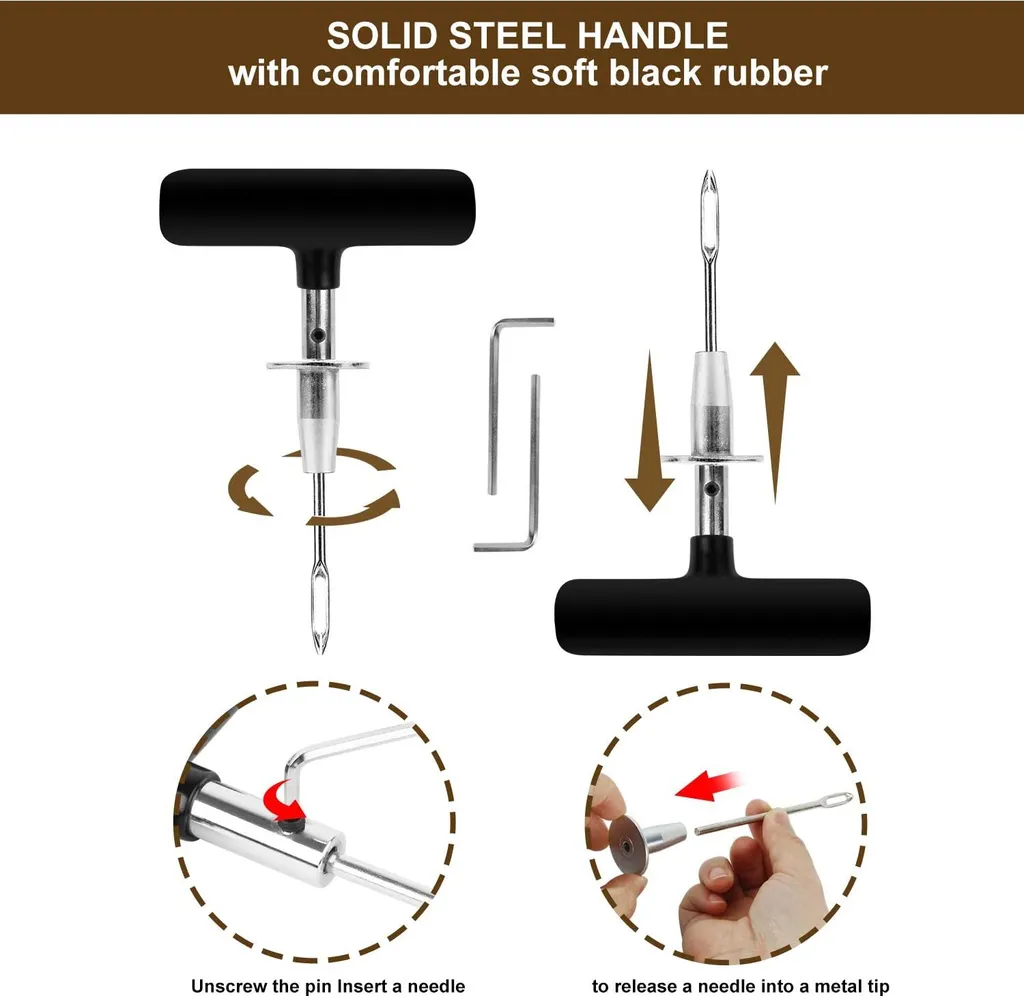 Speed 100 Tlg Autoreifen Kfz PKW Reifen Reparatur Satz Pannenset Flickzeug Flicken Neu 7 Speed 100 Tlg Autoreifen Kfz PKW Reifen Reparatur Satz Pannenset Flickzeug Flicken Neu - Image 7