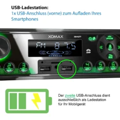 XOMAX XM-R277 Autoradio Mit Bluetooth Freisprecheinrichtung, 2. USB Mit Ladefunktion, SD, Aux In, 1 DIN -Volkswagen Kenwood Verkaufe 312b31f4dfb70ba7731700c538938498
