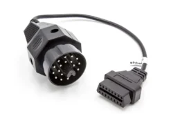 Vhbw OBD2 - Adapterkabel 20Pin BMW Edibas Auf 16Pin Für OBD-Diagnosegerät Kompatibel Mit ältere BMW-Modelle BJ 1982-2002 - Mit 16Pin-Anschluss