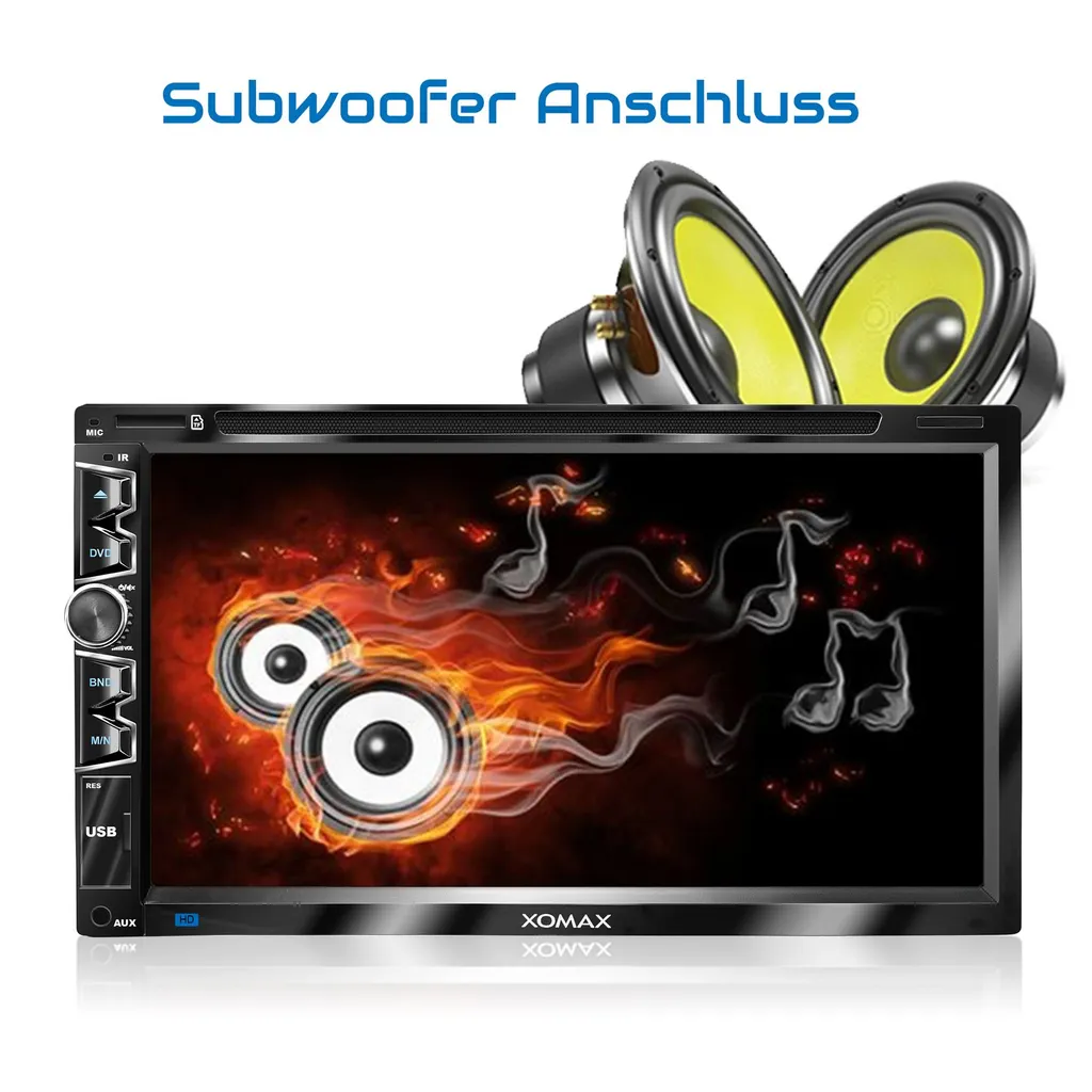XOMAX XM-2D6907 Autoradio Mit 6,9 Zoll Touchscreen Bildschirm (kapazitiv), USB Mirrorlink, DVD CD Player, Micro SD, 2 DIN 11 XOMAX XM-2D6907 Autoradio Mit 6,9 Zoll Touchscreen Bildschirm (kapazitiv), USB Mirrorlink, DVD CD Player, Micro SD, 2 DIN - Image 11