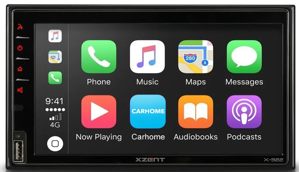 XZENT X-522 2-DIN Moniceiver Carplay Android Auto Bluetooth DAB+ Digitalradio 2 XZENT X-522 2-DIN Moniceiver Carplay Android Auto Bluetooth DAB+ Digitalradio - Image 2