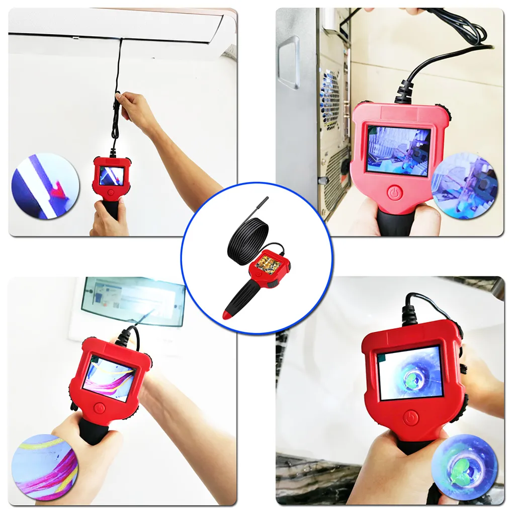 Endoskop Industrielles Endoskop 2,4-Zoll-Bildschirminspektion HD-Handendoskop Wasserdichter Breiter Betrachtungswinkel Fuer Auto, Klimaanlage, Motorpruefung 3 Meter 7 Endoskop Industrielles Endoskop 2,4-Zoll-Bildschirminspektion HD-Handendoskop Wasserdichter Breiter Betrachtungswinkel Fuer Auto, Klimaanlage, Motorpruefung 3 Meter - Image 7