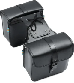 Audew Universelle Motorrad-Satteltaschen Fahrradseitige Aufbewahrungsgabel-Werkzeugtasche Für Harley Honda