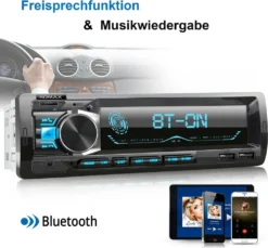 XOMAX XM-R279: Autoradio Mit Bluetooth Freisprecheinrichtung, 2. USB Mit Ladefunktion, SD, AUX IN, 1 DIN -Volkswagen Kenwood Verkaufe 38adfaf43c56dd5d7cbd11b363eea3ae