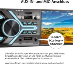XOMAX XM-V426 Autoradio Mit 4 Zoll Touchscreen Bildschirm, Bluetooth, 2x USB, SD, AUX IN, 1 DIN 22 XOMAX XM-V426 Autoradio Mit 4 Zoll Touchscreen Bildschirm, Bluetooth, 2x USB, SD, AUX IN, 1 DIN -Volkswagen Kenwood Verkaufe 3a1ea2e5b4e3327fc2c8a1607877424a