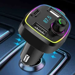 Auto Bluetooth FM Empfänger Wireless Radio Auto Empfänger Adapter QC3.0 Schnellladung V5.0 Musik Player Anruf Freisprechen Ohne PD -Volkswagen Kenwood Verkaufe 3fc941bc0bf4dbf13c734e159af61b33