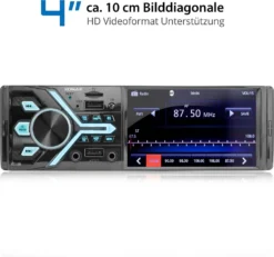 XOMAX XM-V424 Autoradio Mit 4 Zoll Bildschirm, Bluetooth Freisprecheinrichtung, 2x USB, SD, AUX, 1 DIN -Volkswagen Kenwood Verkaufe 415cff4e08933e6cb3c8b611addeddb9