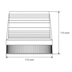 AMiO Rundumkennleuchte 01276 115mm 115mm 115mm