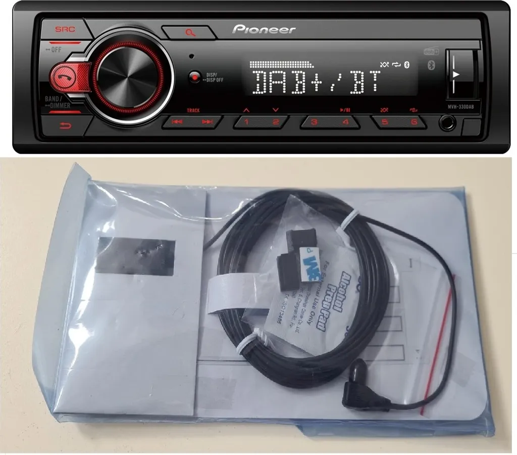 Pioneer MVH-330DABAN Mit DAB Antenne 9 Pioneer MVH-330DABAN Mit DAB Antenne - Image 9