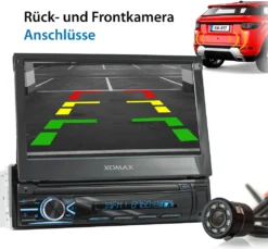 XOMAX XM-V746 Autoradio Mit 7 Zoll Touchscreen Bildschirm (ausfahrbar), Bluetooth, USB, SD, AUX, 1 DIN -Volkswagen Kenwood Verkaufe 4b26c86002a76f05ff81b12b1b93d015