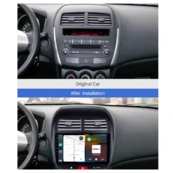Für Mitsubishi ASX Peugeot 4008 10" Touch Android Autoradio GPS Navi CarPlay