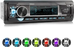 XOMAX XM-R281 Autoradio Mit Bluetooth Freisprecheinrichtung, USB Mit Ladefunktion, SD, AUX IN, 1 DIN