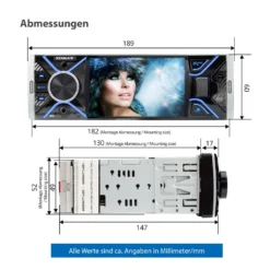 XOMAX XM-V417 Autoradio Mit 4 Zoll Touchscreen Bildschirm, Bluetooth Freisprecheinrichtung, USB SD, AUX, 1 DIN 16 XOMAX XM-V417 Autoradio Mit 4 Zoll Touchscreen Bildschirm, Bluetooth Freisprecheinrichtung, USB SD, AUX, 1 DIN -Volkswagen Kenwood Verkaufe 5504541f6b901f34a2ffcd24a07a2909