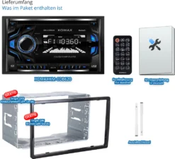 XM-2CDB620 Autoradio Mit CD Player, Bluetooth Freisprecheinrichtung, USB, SD, AUX, 2 DIN -Volkswagen Kenwood Verkaufe 5656c29f2226cce84cb016cd72290950