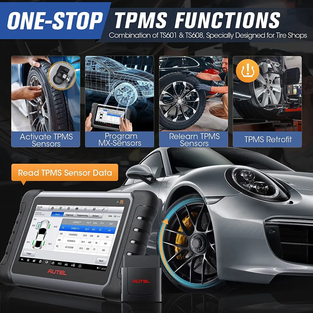 Autel MP808TS MaxiPRO Automobildiagnosescanner Mit RDKS-Servicefunktion Und Kabellosem Bluetooth 2 Jahre Update 3 Autel MP808TS MaxiPRO Automobildiagnosescanner Mit RDKS-Servicefunktion Und Kabellosem Bluetooth 2 Jahre Update - Image 3