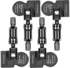 4 Reifendrucksensoren RDKS Sensoren Metallventil Schwarz Für Renault Kadjar RFE 01.2015-12.2021