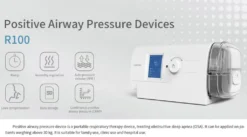 CONTEC R100 Positives Atemwegsdruckgerät Atemtherapiegerät CPAP-Gerät Mit Maske Und Befeuchter Atemunterstützungsgerät Für Schlafapnoe-Patientenmonitore