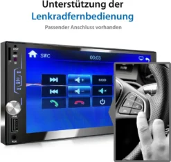 XOMAX XM-2V783 Autoradio Mit 7 Zoll Touchscreen Bildschirm (kapazitiv), Mirrorlink, Bluetooth, USB, AUX, SD, 2 DIN -Volkswagen Kenwood Verkaufe 5aad3b438ad1173ca7cf1a906aeebfe0