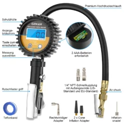 Reifendruckmesser Reifenfüller Reifendruckprüfer Luftdruckprüfer Hohe Präzision 0-255 PSI Reifenfüll-Messgerät -Volkswagen Kenwood Verkaufe 5c9a193707796f50eb3bb9daec78e4fc