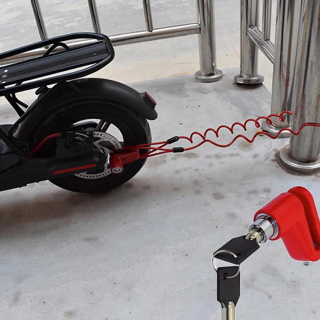 Diebstahlsicherung Stahldraht Scheibenbremsen R?der Locker Fš¹r Xiaomi Mijia M365 Elektroroller 8 Diebstahlsicherung Stahldraht Scheibenbremsen R?der Locker Fš¹r Xiaomi Mijia M365 Elektroroller - Image 8