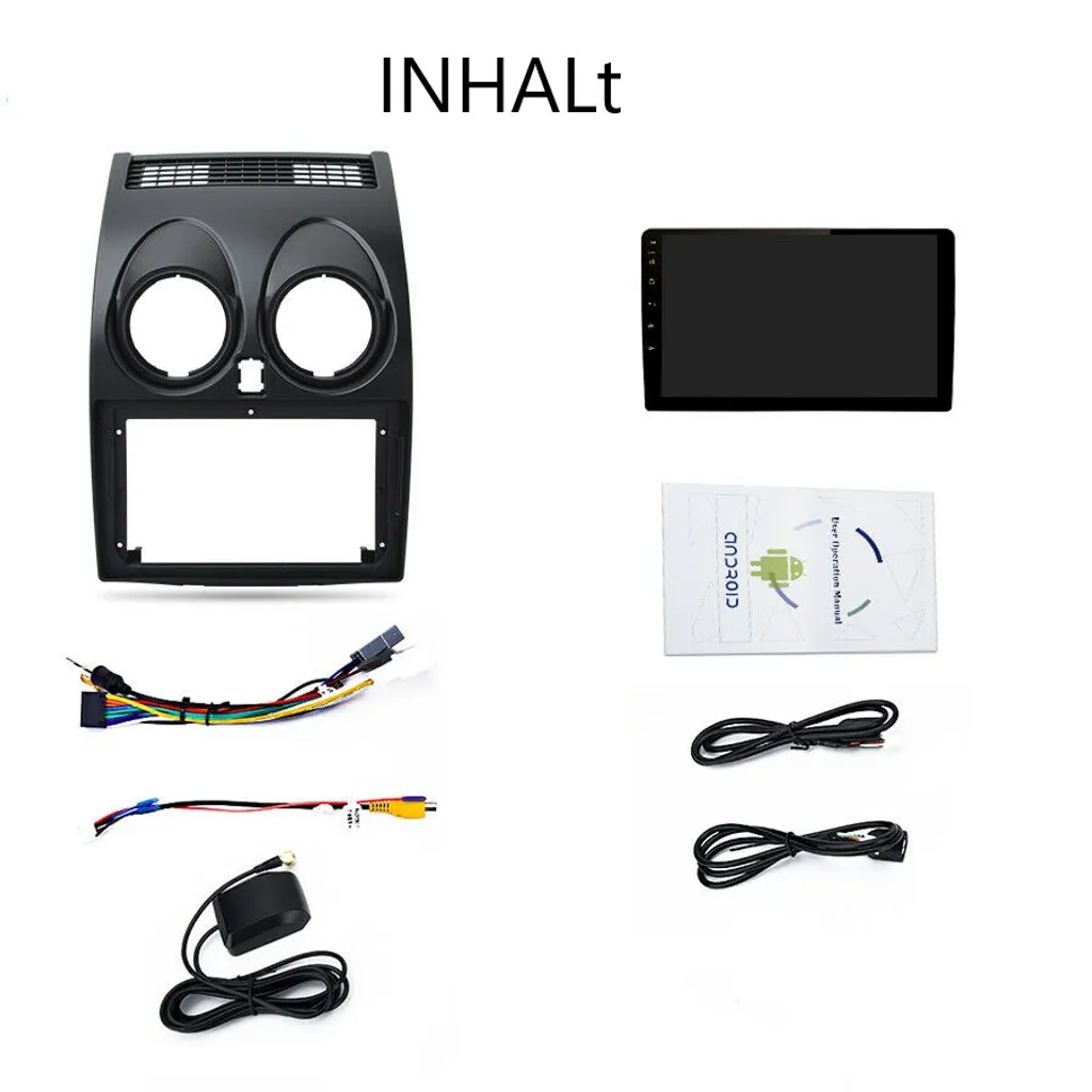 Nissan Qashqai Android 11 Autoradio 9" Touchscreen BT GPS Navi Carplay 2GB RAM 32GB ROM 8 Nissan Qashqai Android 11 Autoradio 9" Touchscreen BT GPS Navi Carplay 2GB RAM 32GB ROM - Image 8