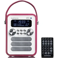 Lenco PDR-051PKWH - Tragbares DAB+ FM-Radio Mit Bluetooth® Und AUX-Eingang, Aufladbarer Batterie - Pink -Volkswagen Kenwood Verkaufe 5f901e192bba67f2265f332fd911ce1a