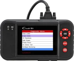 LAUNCH CReader VII+ Obd2 Diagnosegerät Mit Vollständige Funktionen, KFZ Diagnosegeräten Für Autosystems Motor Getriebe ABS Airbag SRS, System-Update über PC Deutsch